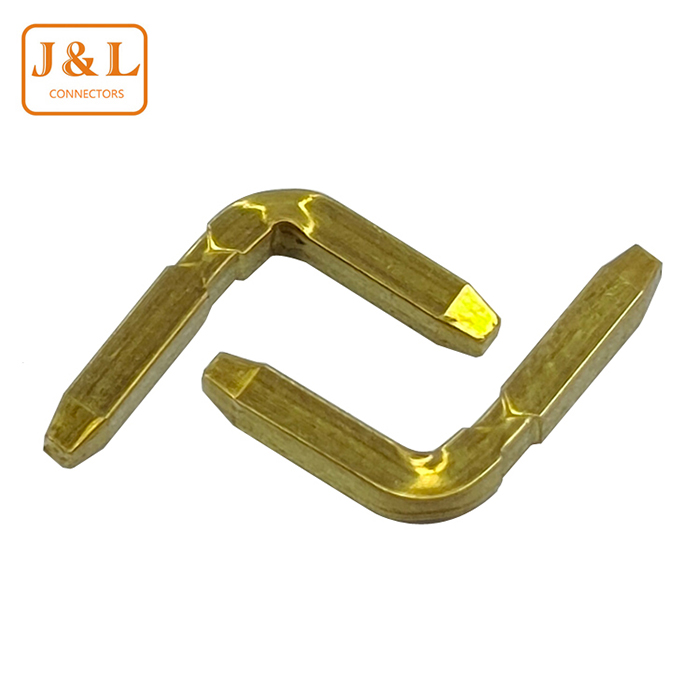 L型插針0.4/0.8/1.0/1.8/2.0/2.5/8.0mm 90°折彎帶卡點(diǎn)鍍金 PCB 實(shí)心插針