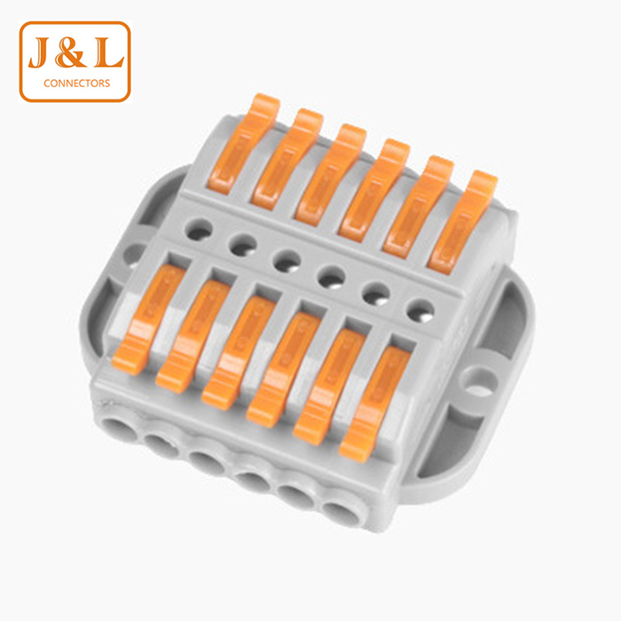 223-2-3-4-5-6可固定對插式萬能導(dǎo)線連接器