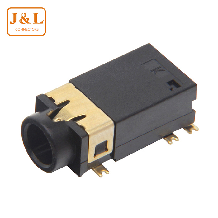 PJ-342多功能3.5mm耳機插座/六腳貼片鍍金高品質(zhì)音頻插座