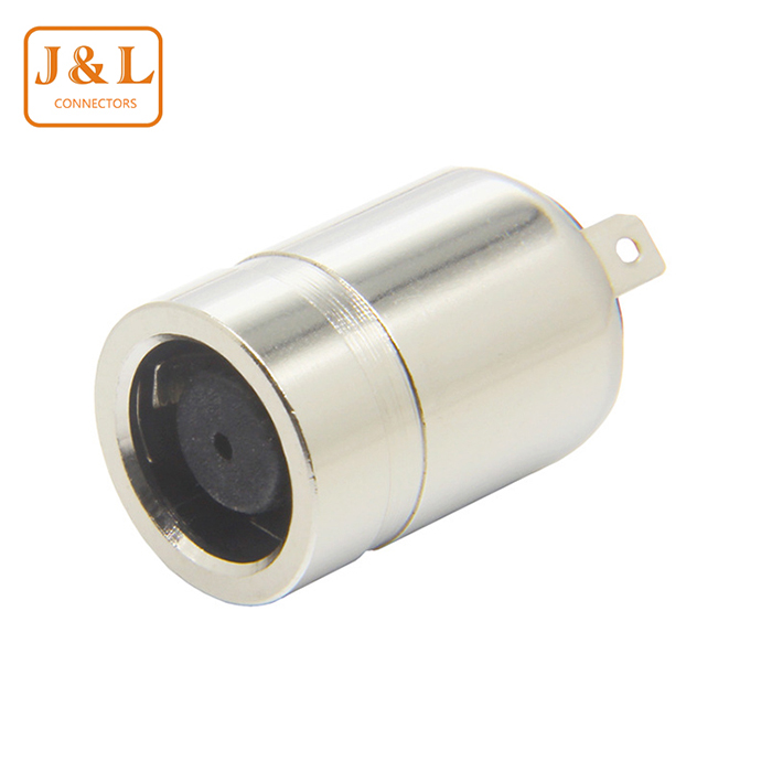 7.9*0.9DC電源母座全銅圓柱形三腳外徑11內徑8DC7909插針充電插座